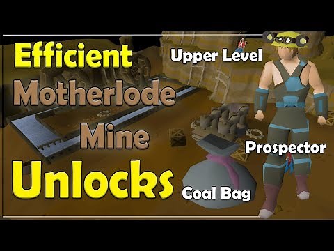 Motherlode Mine Efficient Unlock Order [Old School Runescape]