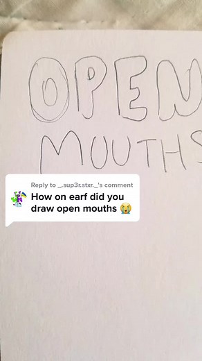 Drawing Tutorial: How to Draw an Open Smiling Mouth