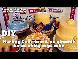 DIY cake board | Easy tutorial