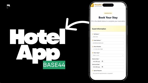 Ku samee Hotel Booking App adigoon wax code ah qorin! Daawo sida aan u dhisay Nasasho Hotel App oo leh dashboard admin & user. Daawo video-ga oo dhan YouTube  https://youtu.be/oDQo8d9aT9s #Base44 #NoCode #HotelApp #SomaliTech #NasashoHotel | Farhan Abdi | Facebook