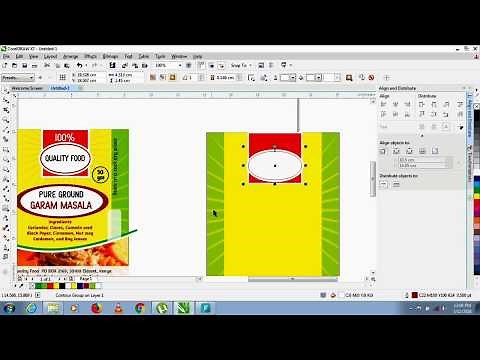 How to Create a Product Label in corel draw