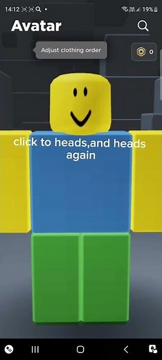 how make square head in roblox?