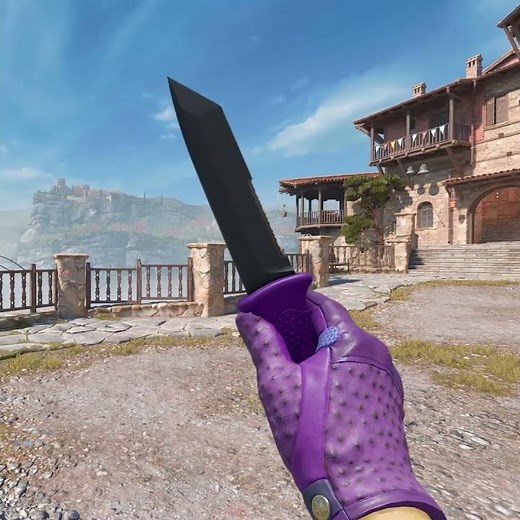 Driver Gloves Plum Quill and Ursus Knife Ultraviolet Combo | CS2 (2026)