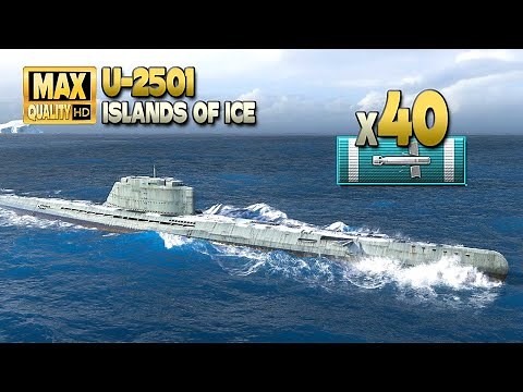 Submarine U-2501: Huge 5k base XP game - World of Warships