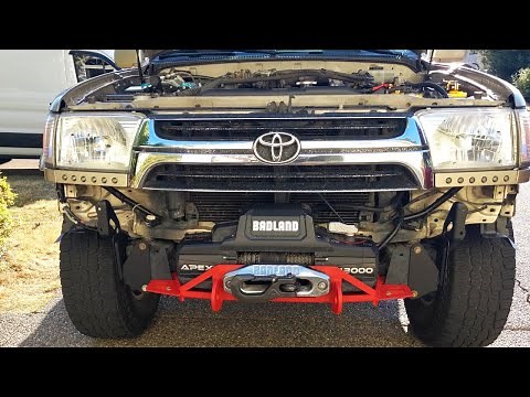 How to Install Hidden Winch Mount by AMP'd Up LLC 1996-2002 3rd Gen Toyota 4Runner