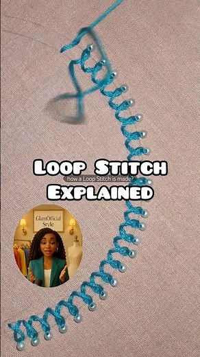 How Is a Loop Stitch Made? #diy #sewing