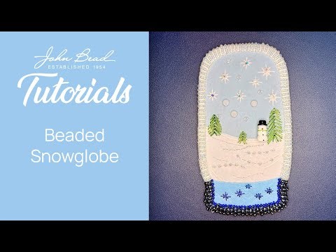 Beaded Snowglobe Tutorial for Michaels Stores