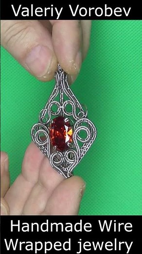 Handmade wire jewelry Valeriy Vorobev Free wire wrapped jewelry step by step tutorials for beginners