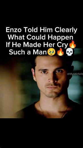 POV: Why We Love Enzo 😭 #trending #vampirediaries #stefansalvatore #viral