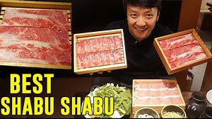 #1 BEST All You Can Eat Japanese Wagyu Beef Shabu Hotpot Buffet in Tokyo Japan