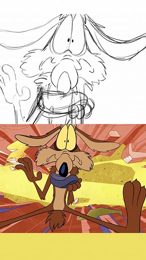 Animation I did for an episode of Teen Titans Go featuring Wile E Coyote and Road Runner! #animation #warnerbros #cartoon #fyp