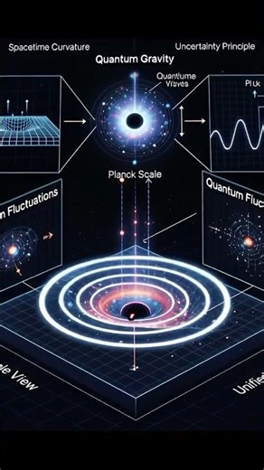 Quantum Gravity explained in 1 minute #gravity #quantumphysics #shorts #fyp