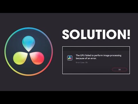Résoudre l'erreur GPU sur DaVinci Resolve – Tutoriel complet