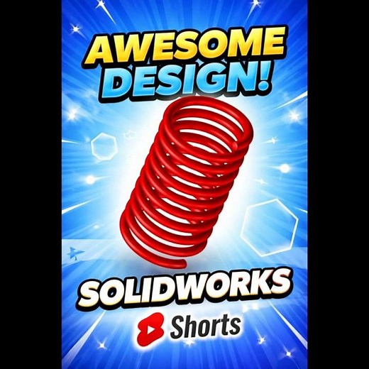 Spring Design in SolidWorks 🔴 | 3D Modeling
