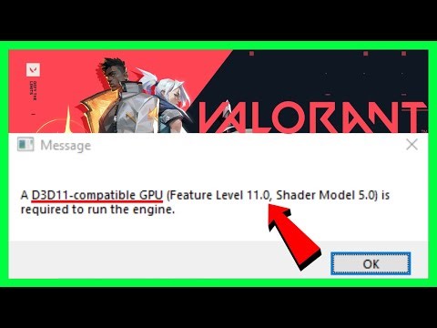 Valorant A D3D11 Compatible GPU Is Required to Run the Engine (2026 FIX)