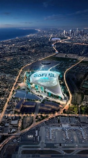 $5 BILLION Stadium That Feels Like The Future 🤯 #sofistadium #stadium #construction
