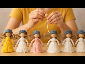 DIY Jute Angel Dolls 🧚🏻‍♂️| How to Make Adorable Angels from Twine and Old Jea