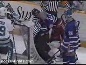 Messier vs McSorley Mar 9, 1997