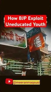 How Political Parties Exploit Uneducated Youth In India