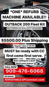 **UPDATE: MACHINE IS SOLD** | Aussie Rimshine