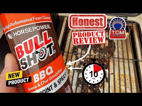 Honest Review of Bull Shot BBQ Grill Grease and Char Cleaner! / Is It Worth $30.00 Per Can?