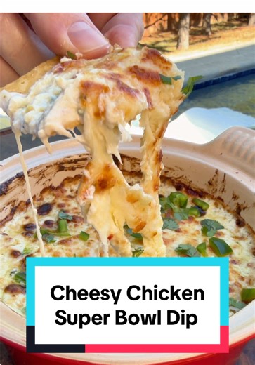 Cheesy Chicken Super Bowl Dip Recipe for Game Day