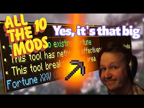 All The Mods 10 - The Fortune 25 Pickaxe Guide