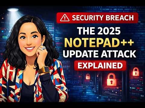 The 2025 Notepad++ Update Attack Explained | Supply Chain Security