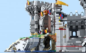 LEGO MOC-204830 crocodile castle (Castle 2024)
