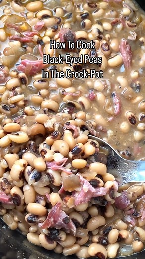 584K views · 6.1K reactions | How To Cook Black-Eyed Peas In The Slow Cooker Full recipe: https://fitslowcookerqueen.com/slow-cooker-black-eyed-peas/ | Shannon Epstein - Fit Slow Cooker Queen | Facebook