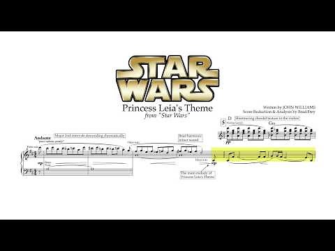 "Princess Leia's Theme" - Star Wars (Score Reduction & Analysis)