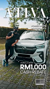 389 reactions · 68 shares | Serving looks AND savings. Enjoy a RM1,000 cash rebate on the Perodua Ativa and experience style, confidence and performance in one compact SUV. Don’t miss this opportunity – visit us today! #Perodua #WeGoBeyond | Perodua | Facebook