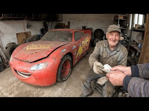 POV ASMR Car Restoration | Lightning McQueen Racing Version Full Restoration From Rust to Showroom
