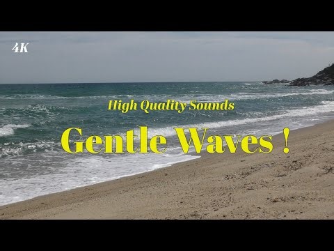 Gentle Waves - high quality ocean sounds! 4k!