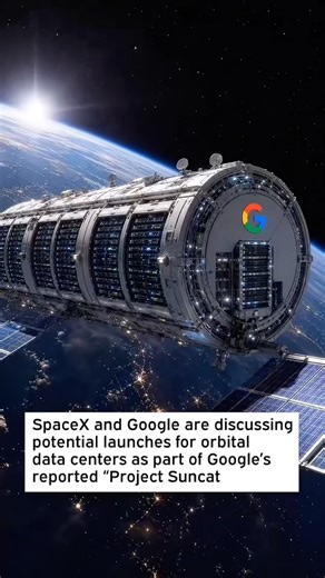 Google and Space X Explore space data centres #google #spacex
