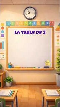 La table de 2 en chanson – Apprendre les multiplications en s’amusant