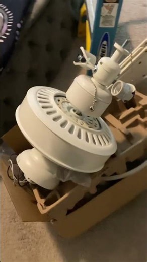 Ceiling fan replacement and balance test on property