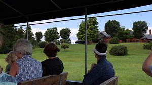 Explore the stories of Shelburne Farms on our *NEW* open-air wagon tour through our beautiful working landscape. Your route includes the Inn and Flower Gardens, Coach Barn, lake shore, and the historic Farm Barn to watch our cheesemakers in action. Tours run daily, 11:00AM–12:30PM through 10/20. Save your seat on the wagon @ bit.ly/4bQ5UN1 🐑 | Shelburne Farms