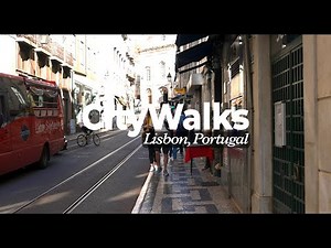 Lisbon Romantic Walk | Alfama & City Streets in 4K Walking Tour