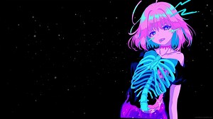 Anime Girl Skeleton Live Wallpaper - MoeWalls