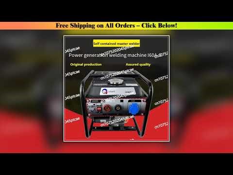 Variable Frequency Gasoline Power Generation Welding Machine in One 160-A Small Hand Start