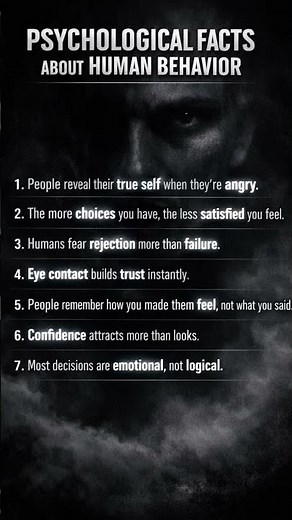 These 7 Psychological Truths Explain Human Behavior Instantly #psychology