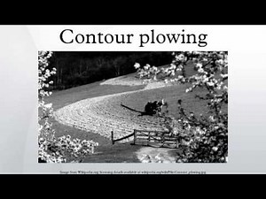 Contour plowing