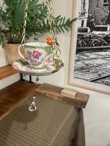 Tea Cup Bird Feeder, Planter, Sun Catcher, Tea Light Holder - Etsy
