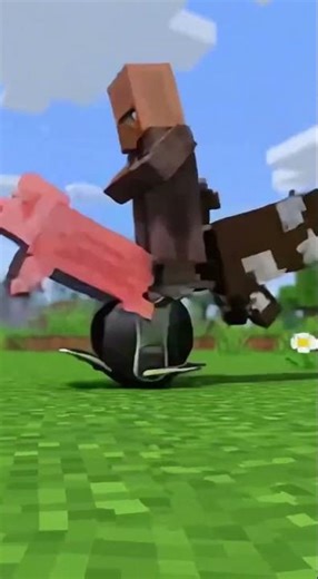 Riding an Electric Wheel in Minecraft ⚡😎 #ai #shorts