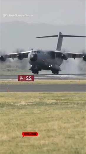 The Massive A400M Atlas Touches Down