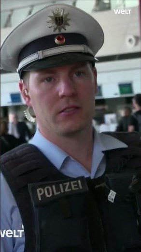 POLICE PATROL AT AIRPORTS: Always on high alert for suspiscious suitcases and strange Situations