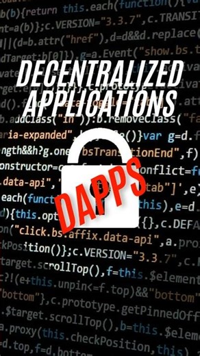 What are Decentralized Applications (DApps)? Explore Famous DApps #shorts #blockchain #appdev