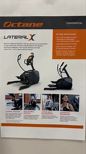 Want more options for your cardio? ‍♂️This machine is like an elliptical plus a stair stepper with an incline!  The side to side skating like motion is a must try!  Let us know what you think in the comments ⬇️ https://octanefitness.com/products/lateral-ellipticals/lateralx/ | McKendree Metro Rec Plex | Facebook