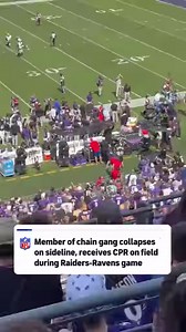 846K views · 7.9K reactions | A scary moment took place during Sunday's Raiders-Ravens game  ( @ImKyleMangum) | CBS Sports | Facebook